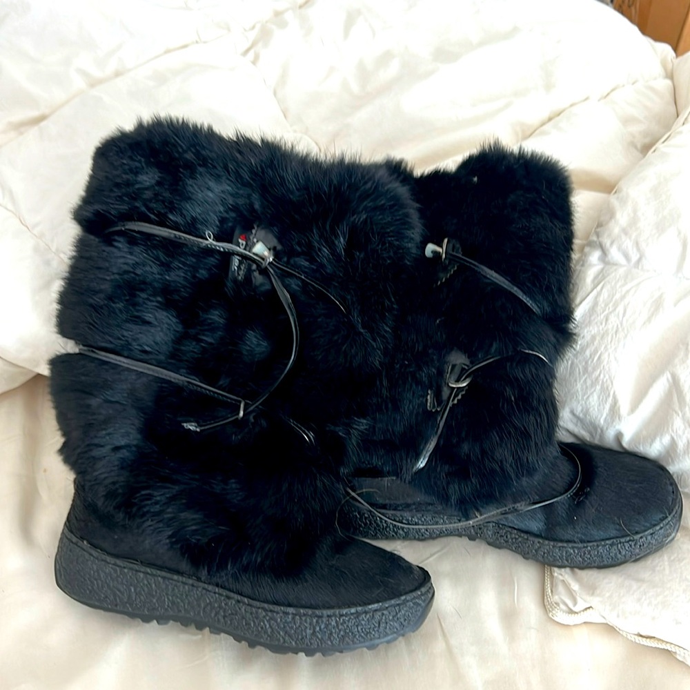 PAJAR CANADA BOOTS FAUX FUR FIR GIRLS